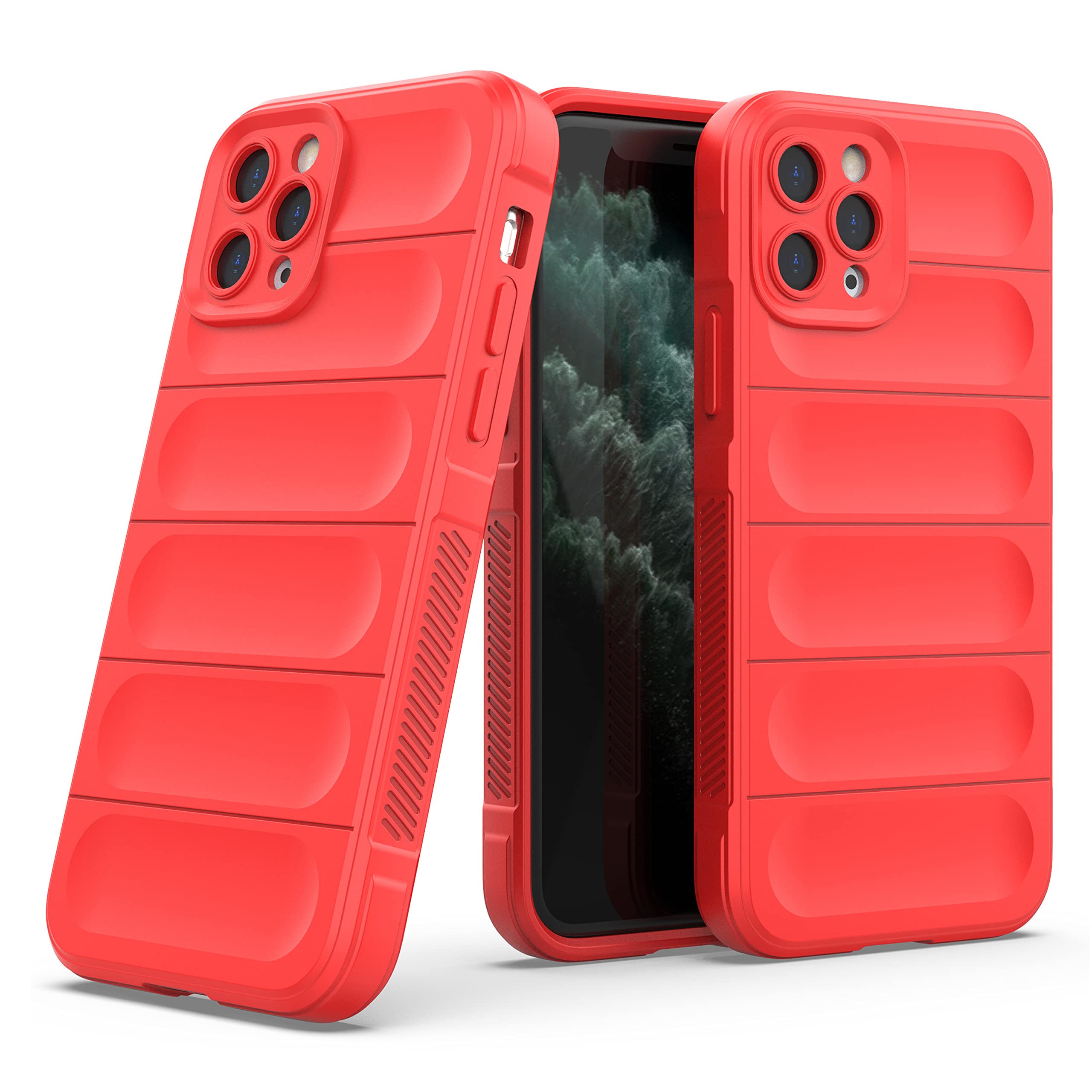 Amazon Brand - Solimo Silicone Mobile Cover for Apple iPhone 11 Pro (Silicon_Red) (B0BG1WGSZ4) Amazon Price History, Amazon Price Tracker