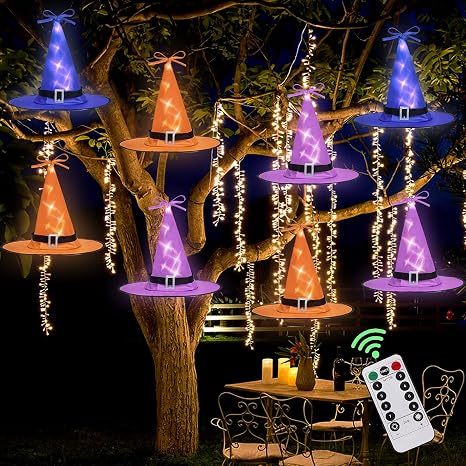 Halloween Witch Hat String Lights 