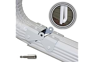 6 Pack Downspout Clip, Made in The USA (Downspout Hinge)