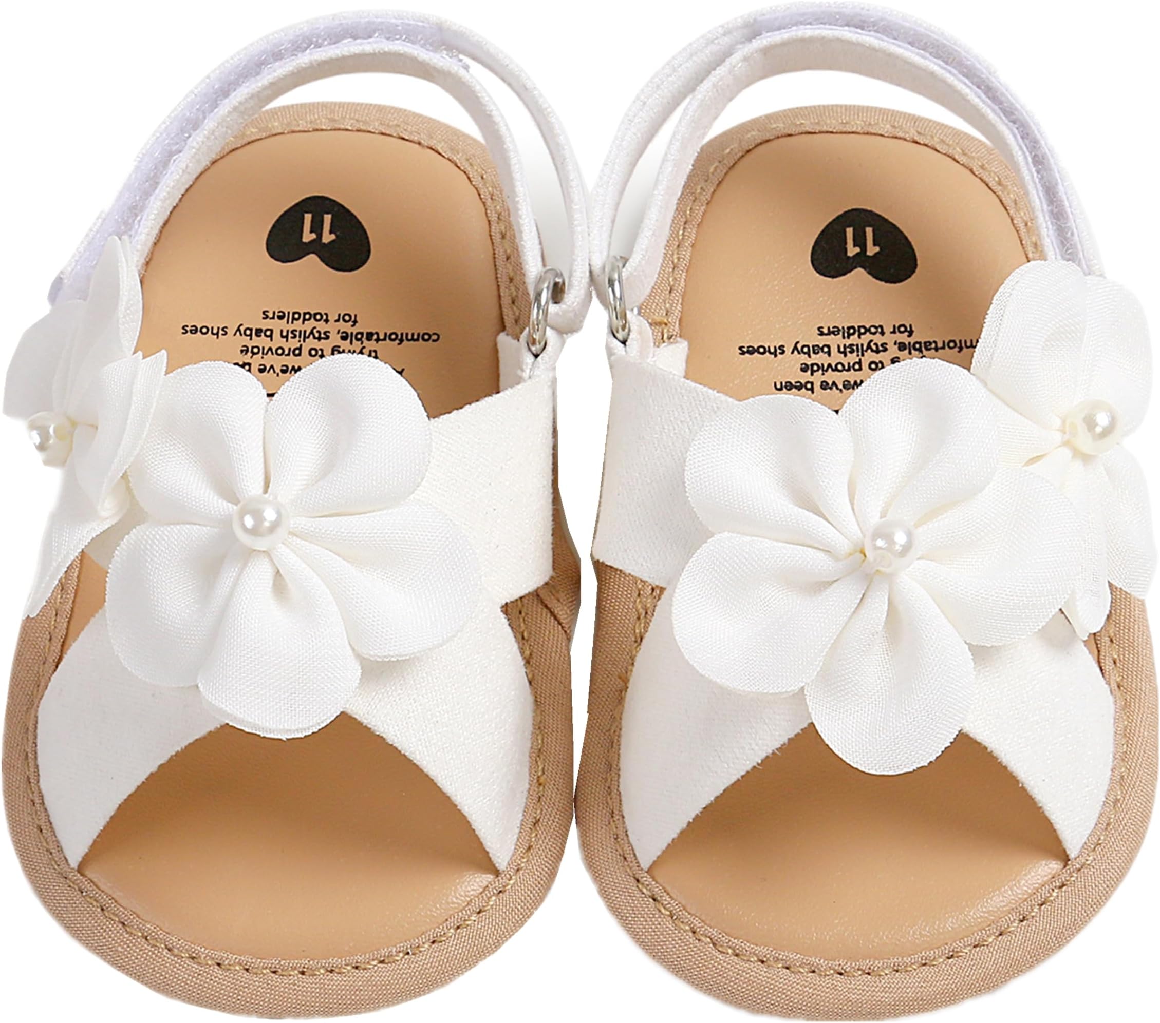 Baby Girls Sandals Summer Shoes Outdoor First Walker Toddler Girls Shoes for Summer