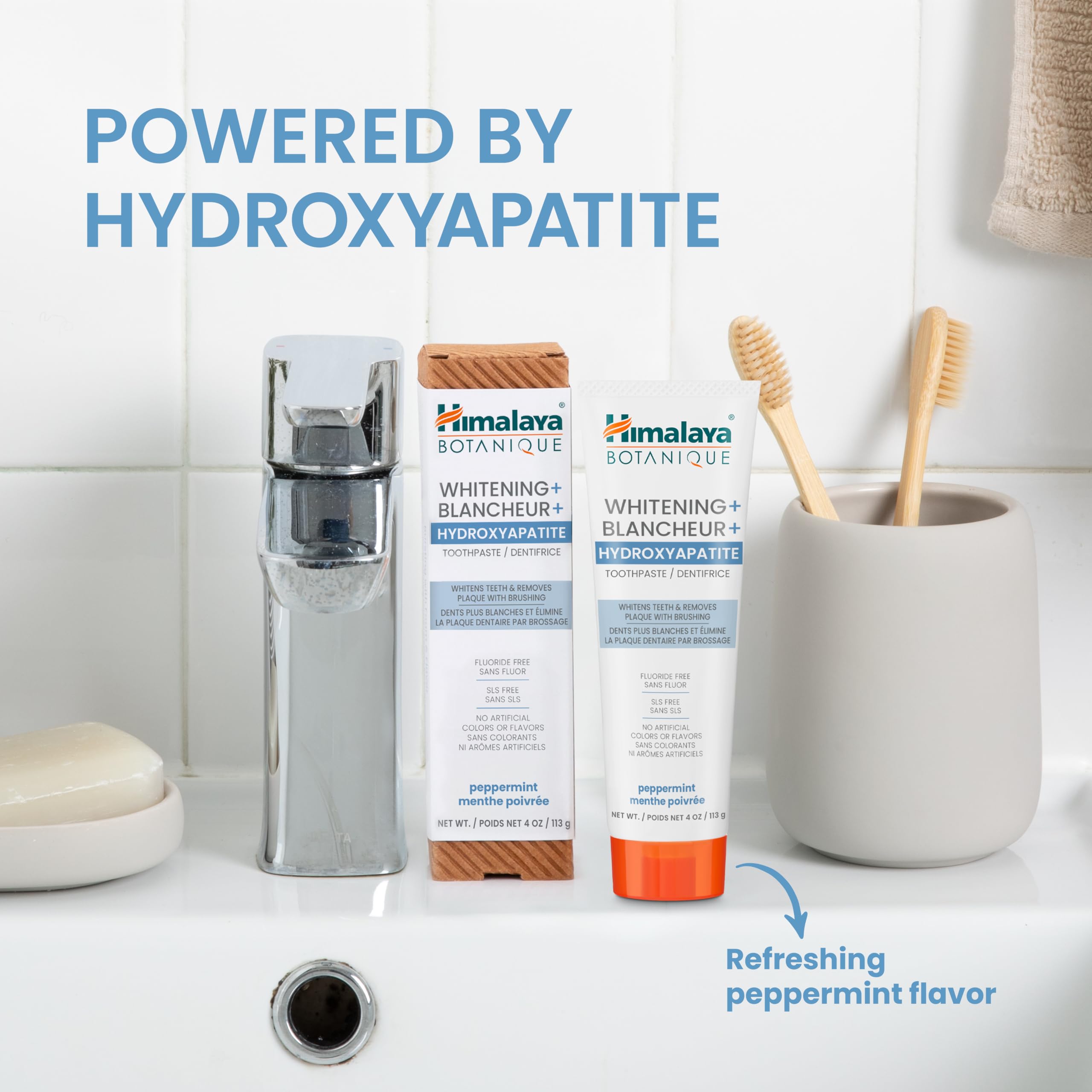 Himalaya Botanique Peppermint Whitening+ Hydroxyapatite (nHA