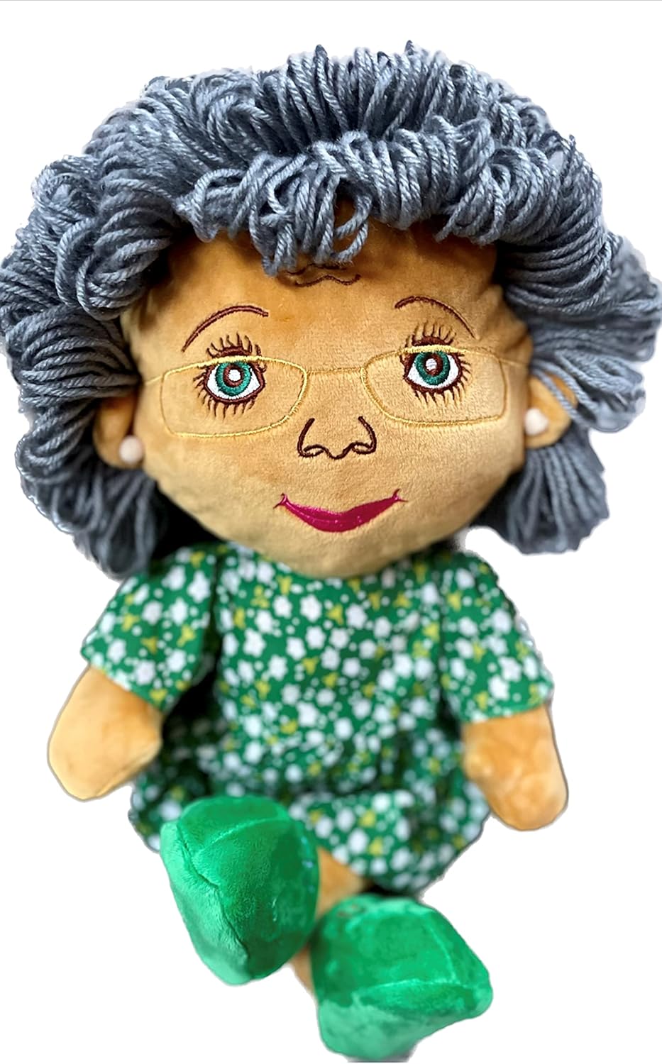Recordable Grandma Dolls (Nana) - Soft Plush Grandma Doll to Share with Your Loved Ones. Record Grandma's Voice for Replay. 5 Different Recordable Message Dolls
