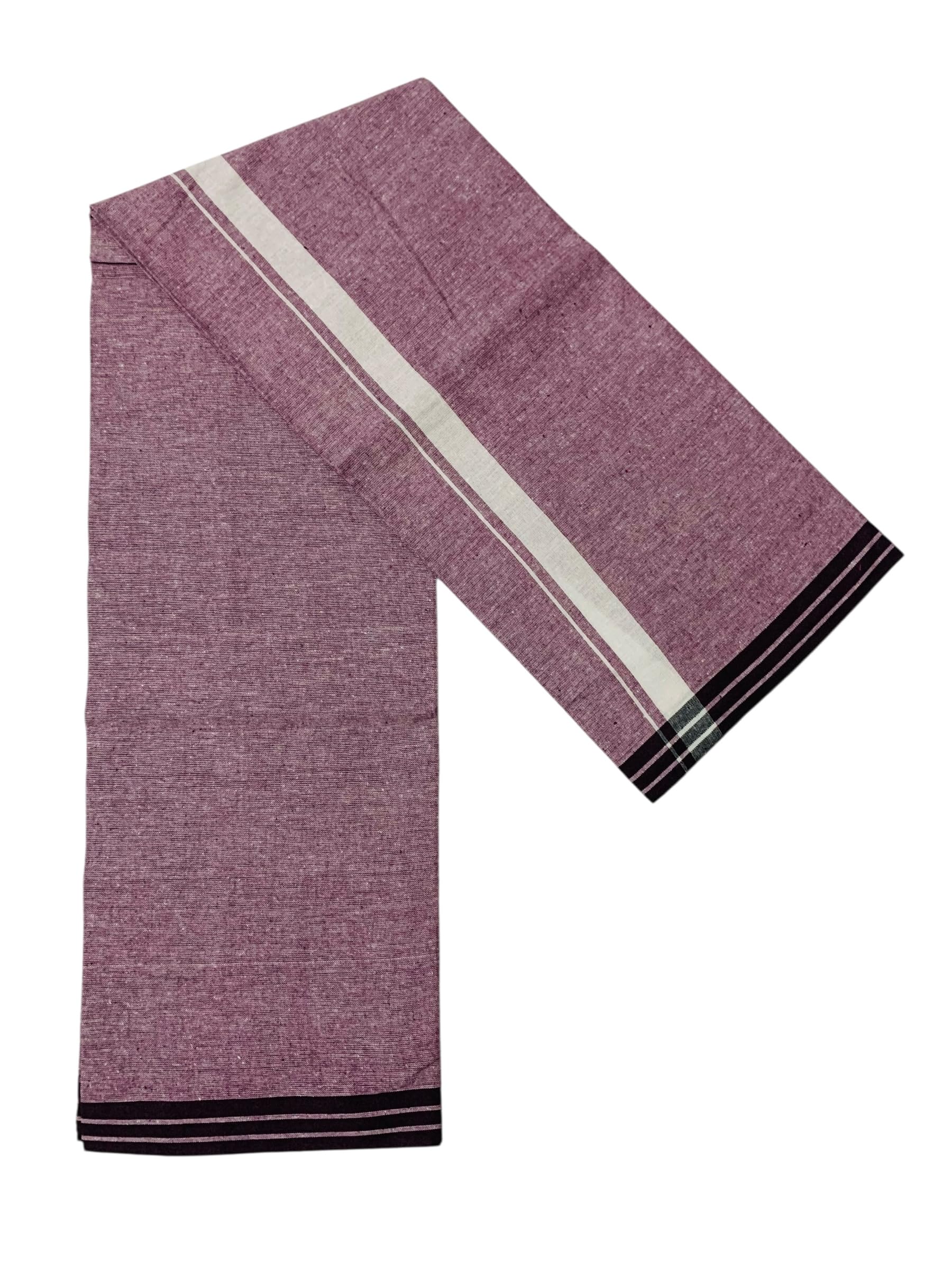 alluvy Kuthampully Men's Pure Cotton Color Dhothi | Kerala Cotton Mundu | Plain Color Dhoti For Men | Traditional South Indian Dhoti | EKM-900 | Pack -1-picture-12