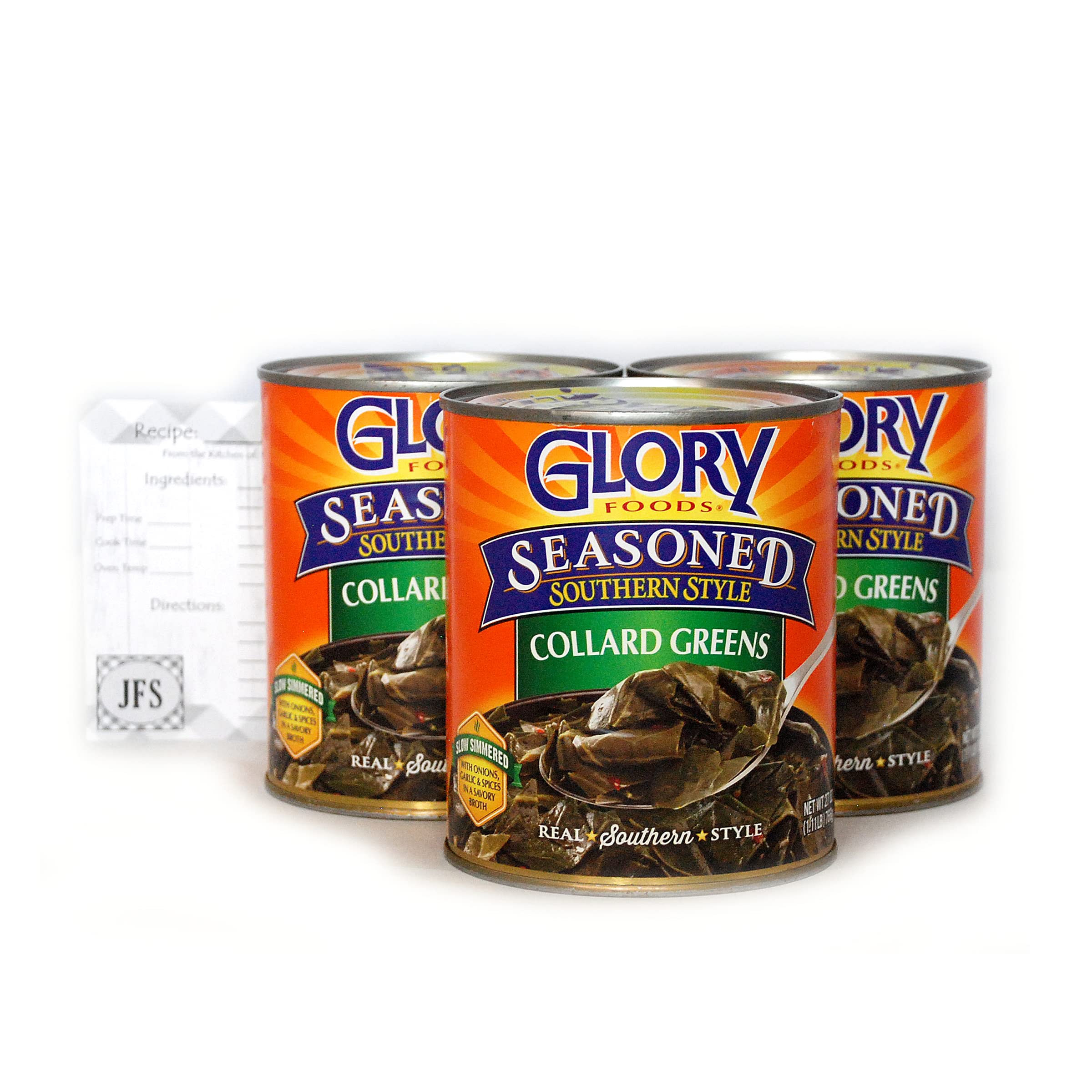 Glory Seasoned Southern Style Collard Greens, 27oz (Pack of 3)