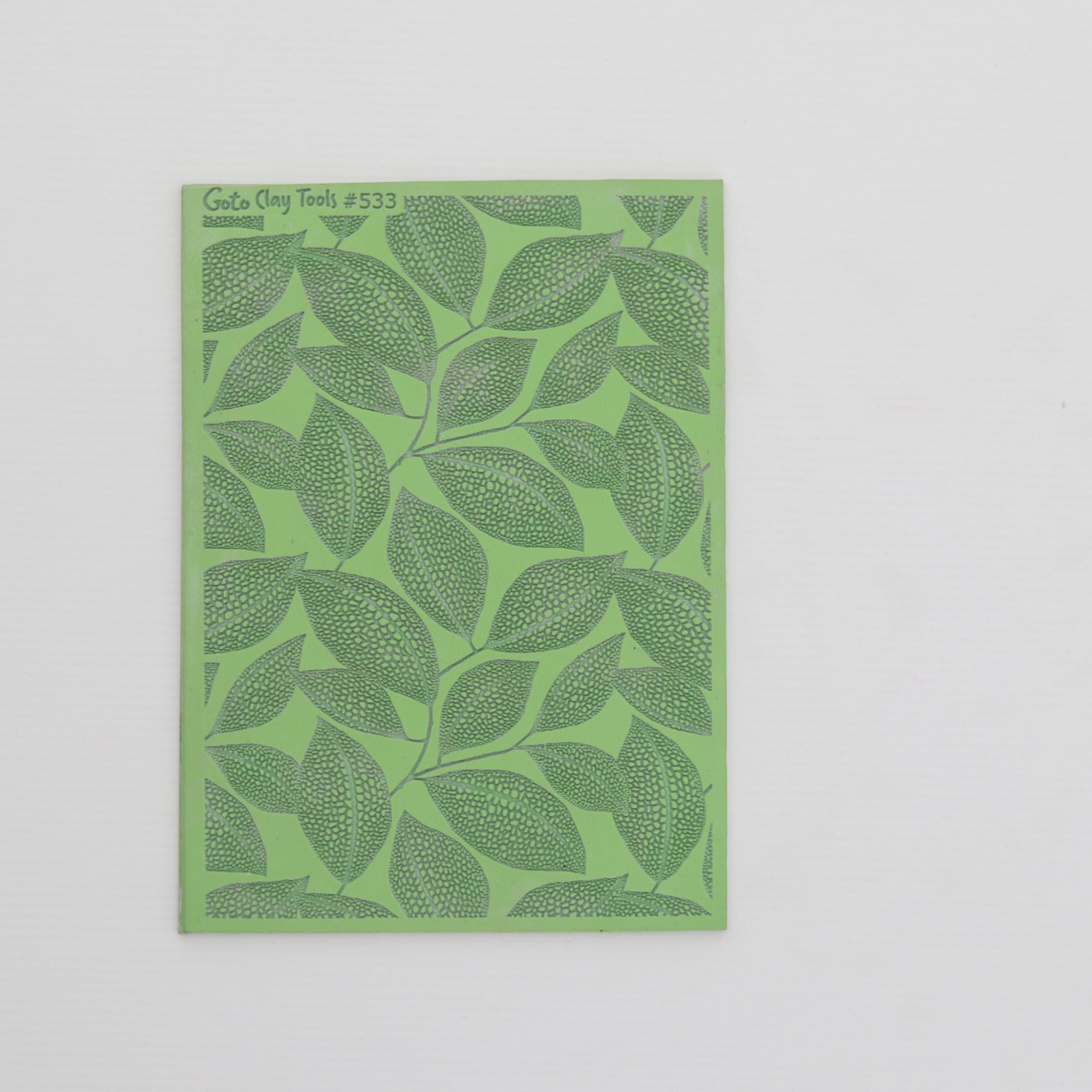 GOTO CLAY TOOLS Dotted Leaves Texture Sheets for Polymer Clay, Achieves The Same Texture as a Polymer Clay Roller, Leaf Texture mat for Polymer Clay – TM-533