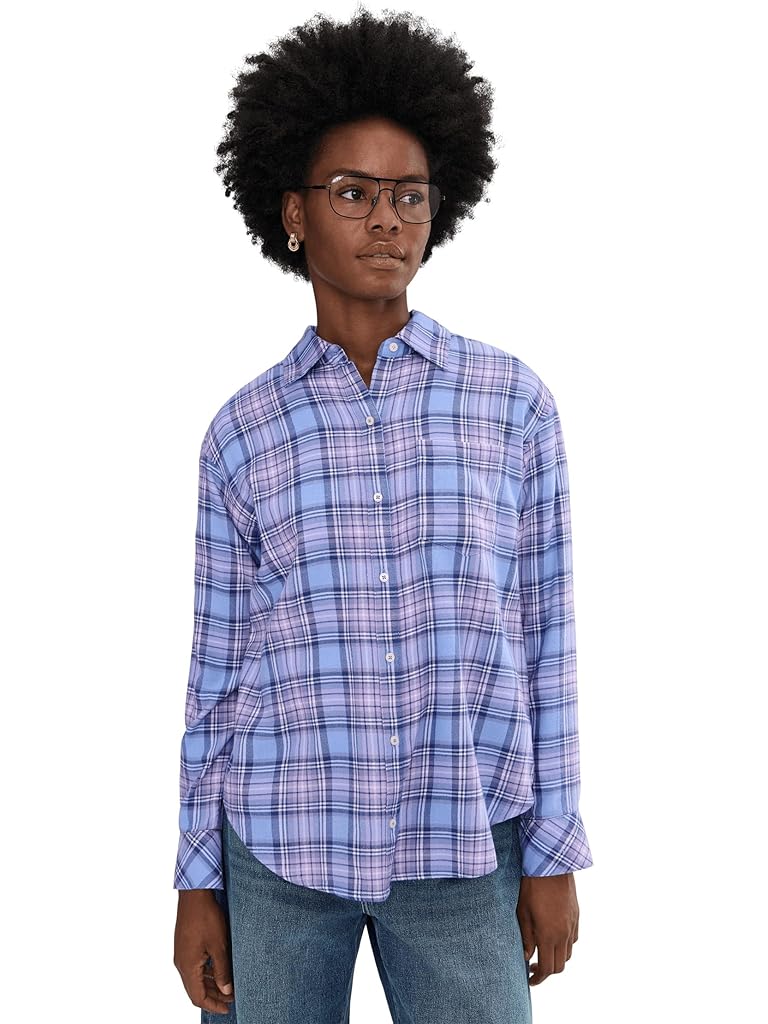 Blue Vineyard Vines Birdie Flannel Button-Down