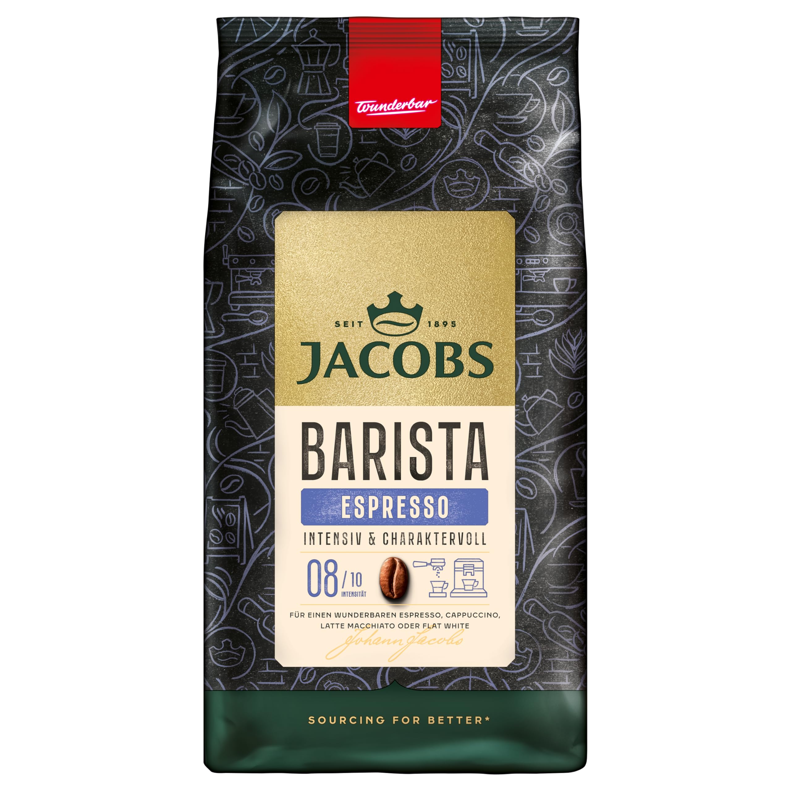 JACOBS Barista Editions Caffè espresso in grani interi Chicchi di caffè 1000 g
