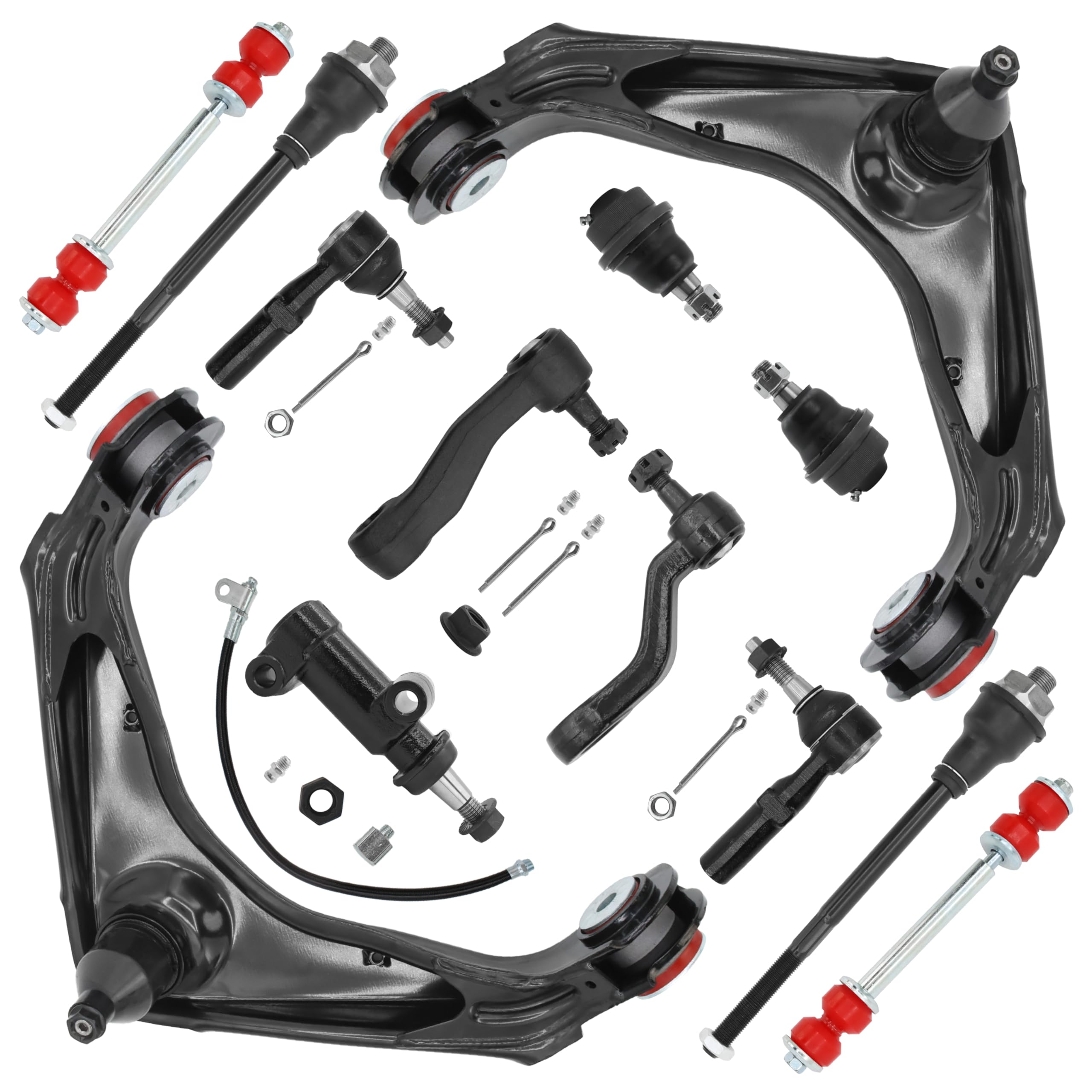 View 1 of 13pc Front Suspension Kit for 2001-2010 Chevy Silverado GMC Sierra 2500 3500 HD, Suburban Avalanche 2500, Yukon XL 2500