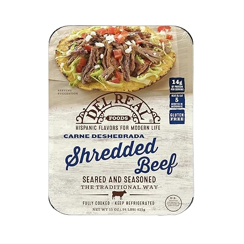 Del Real Carne Deshebrada Sazonada (Carne Deshebrada), 15 oz