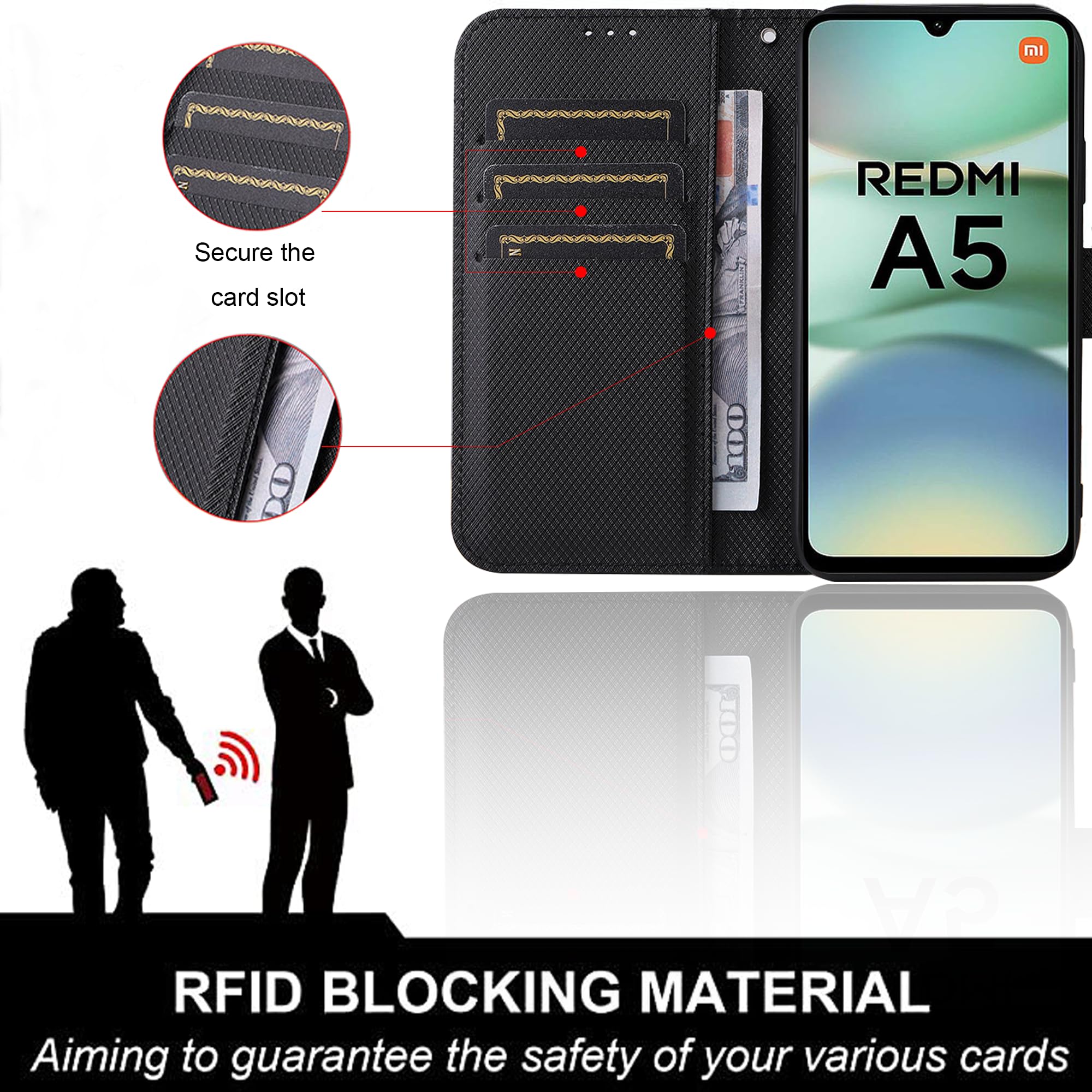 Custodia in pelle a portafoglio retrò per Xiaomi POCO M5S M4 M3 X3 X4 GT Mi 12T 11T 10T 13 Pro 12S Ultra Mi11 Lite Flip Cover magnetica per telefono