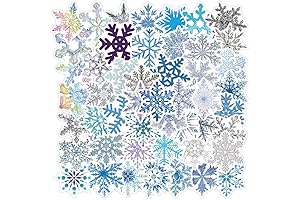 Exquisite Snowflake Stickers for Winter Wonderland Crafts