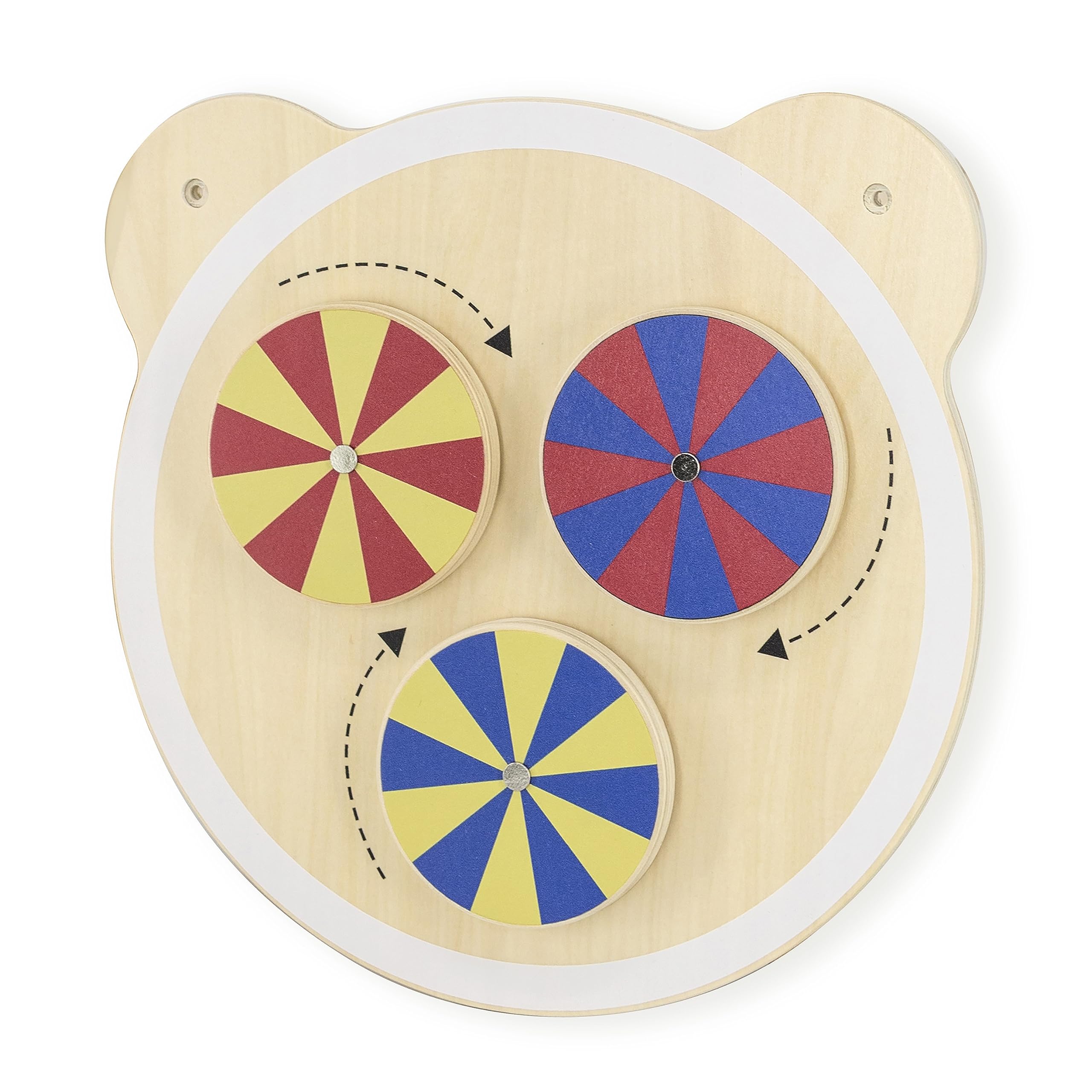 Viga Wall Toy - Mixing Colors with 3 discs