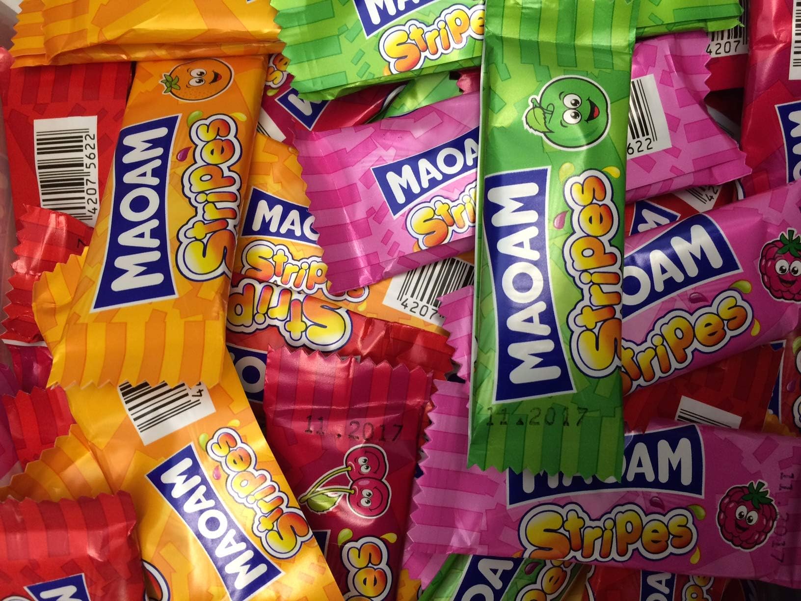 20 x Haribo Maoam Stripes by Diamond Sweets - Choose Your Own Flavour !! (Random Mix)