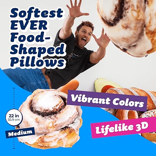 Miniatura 66 de Almohada 3D de 37 pulgadas, hecha con tela súper suave y ultra premium, lindo, cómodo, afelpado, cojín de cuerpo para decoración del hogar o mujeres