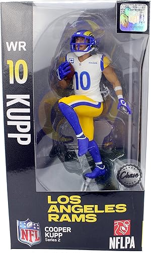 Miniatura 2 de Cooper Kupp (LA Rams) CLARKtoys Exclusive Imports Dragon NFL - Figura de persecución de 6 pulgadas