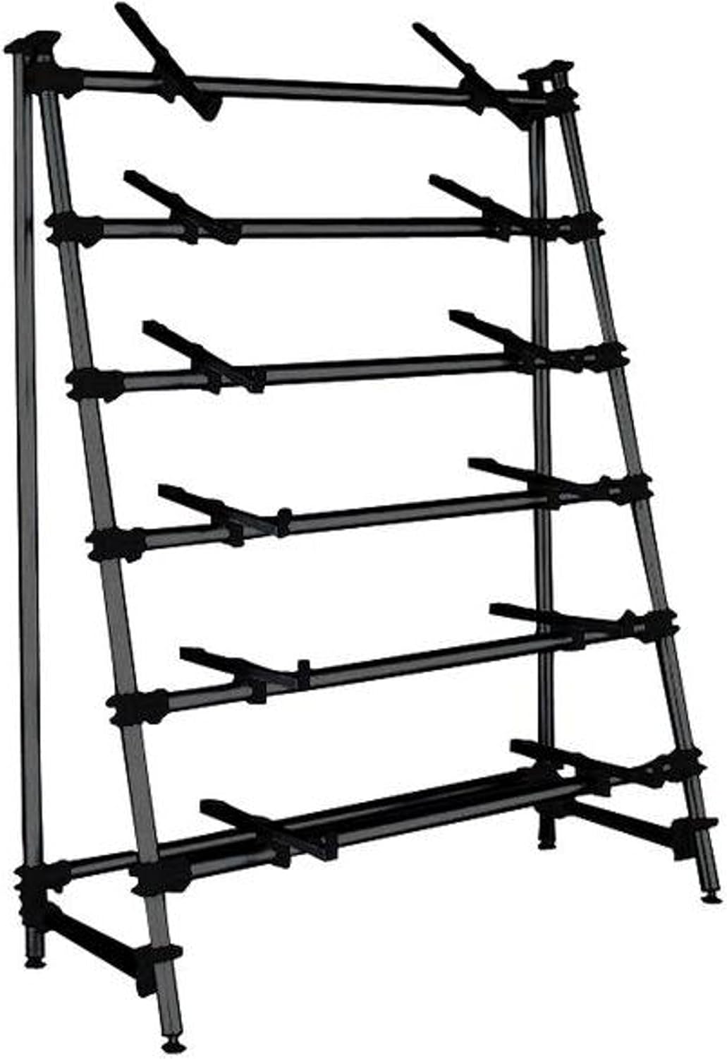 Jaspers 6D120B Keyboard Stand for 6 keyboards, black Keyboard Stand