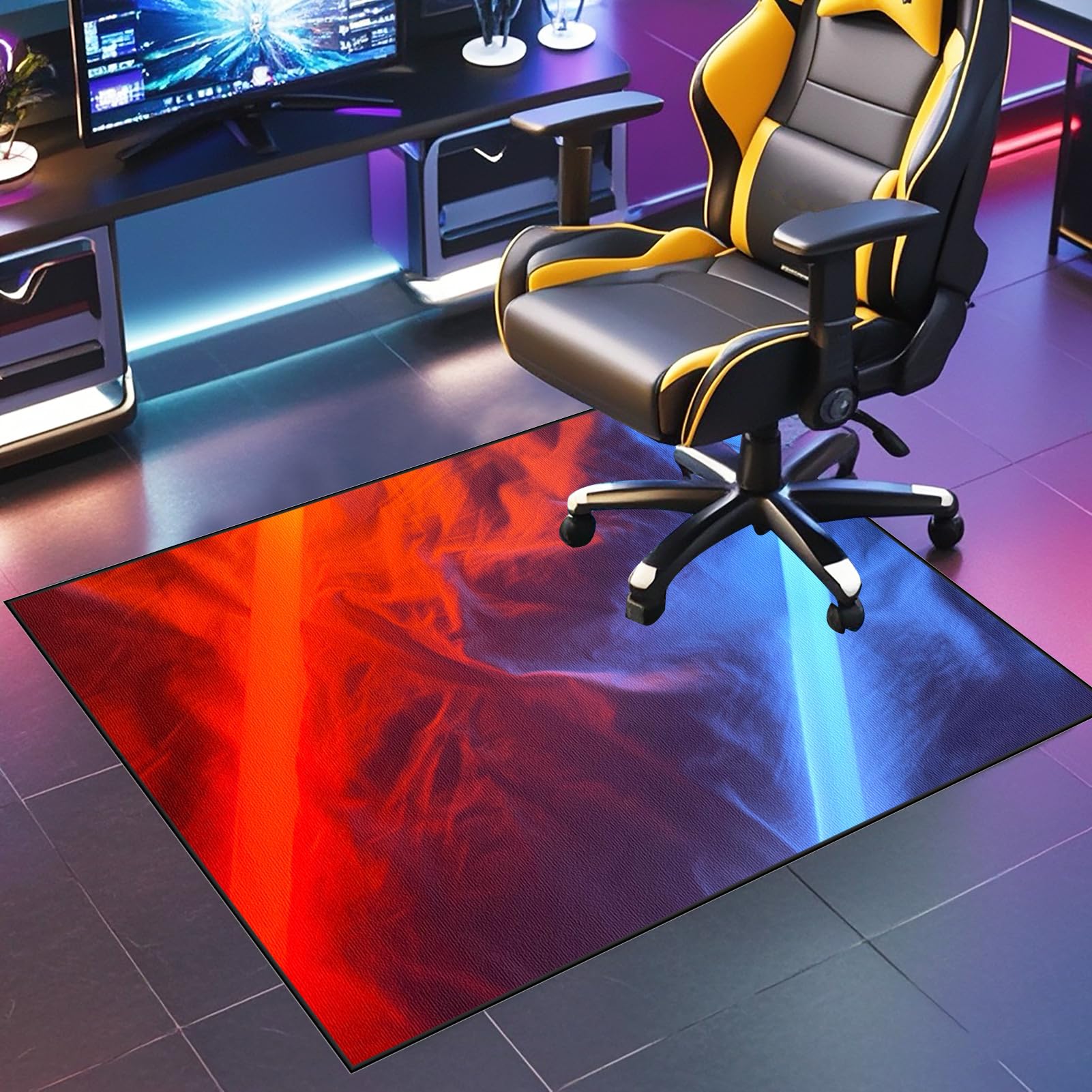 Jaevkwzy Color - 115 Office Chair Mat For Hard Floors Carpet Protector Chair Mat For Low Pile Carpets Desk Chair Mat Large 60 X 70 Cm Computer Chair Mat For Furniture Wooden Floor Protector For Home Office
