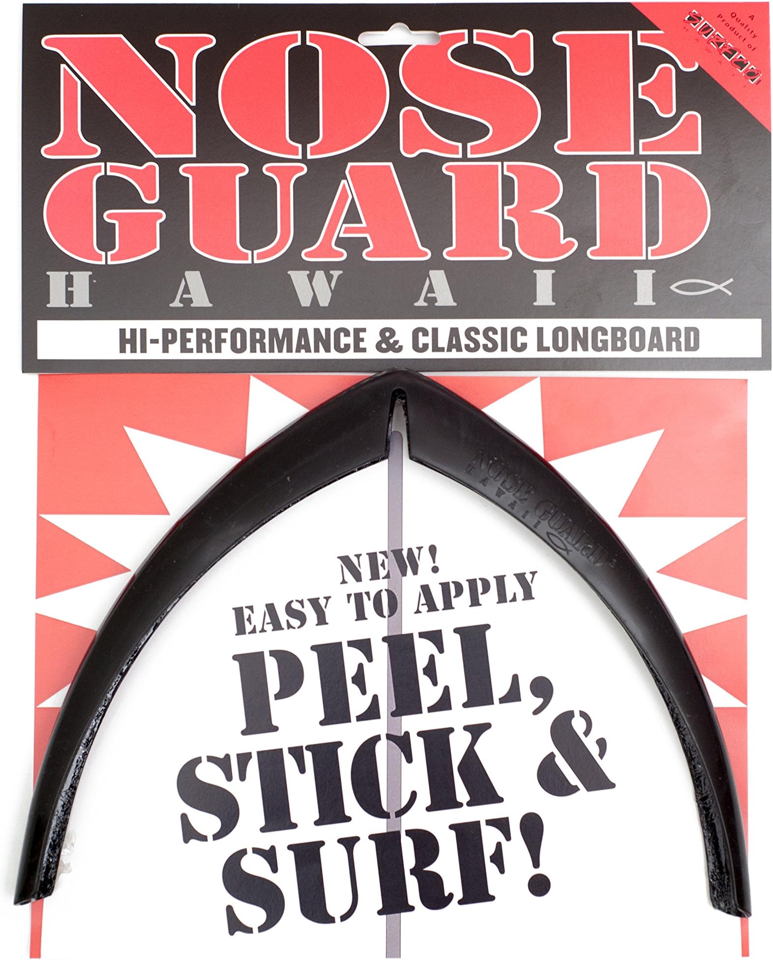 Surfco HawaiiLongboard Nose Guard Kit in Black