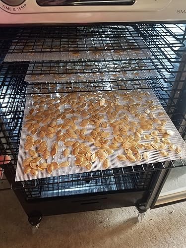 Miniatura 9 de 8 hojas deshidratadoras de silicona, alfombrillas deshidratadoras antiadherentes de primera calidad, malla para secadora de frutas para