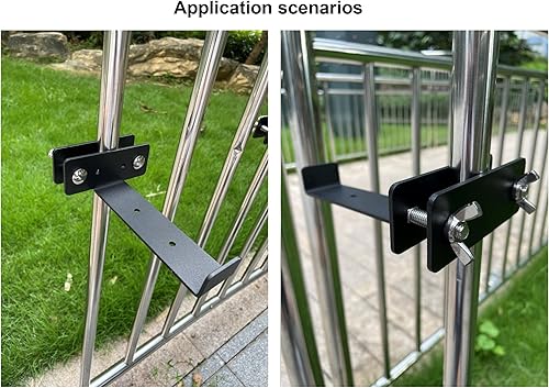Miniatura 6 de Soportes para macetas para barandilla de cubierta, riel de cubierta y valla, soportes universales para colgar al aire libre, soportes de caja de