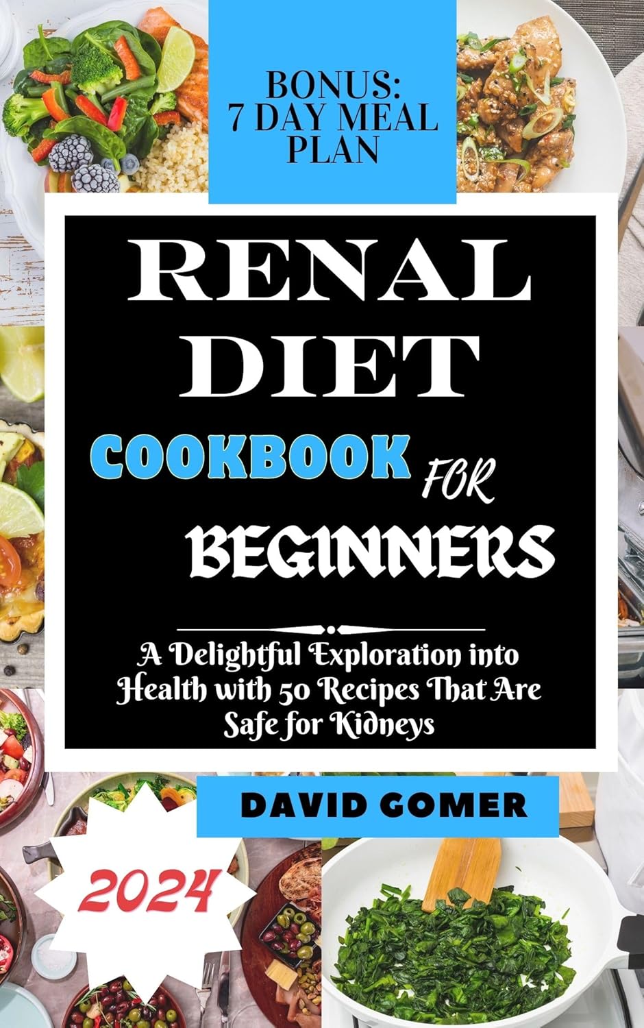 RENAL DIET COOKBOOK FOR BEGINNERS 2024 A Delightful Exploration into Health with 50 Recipes