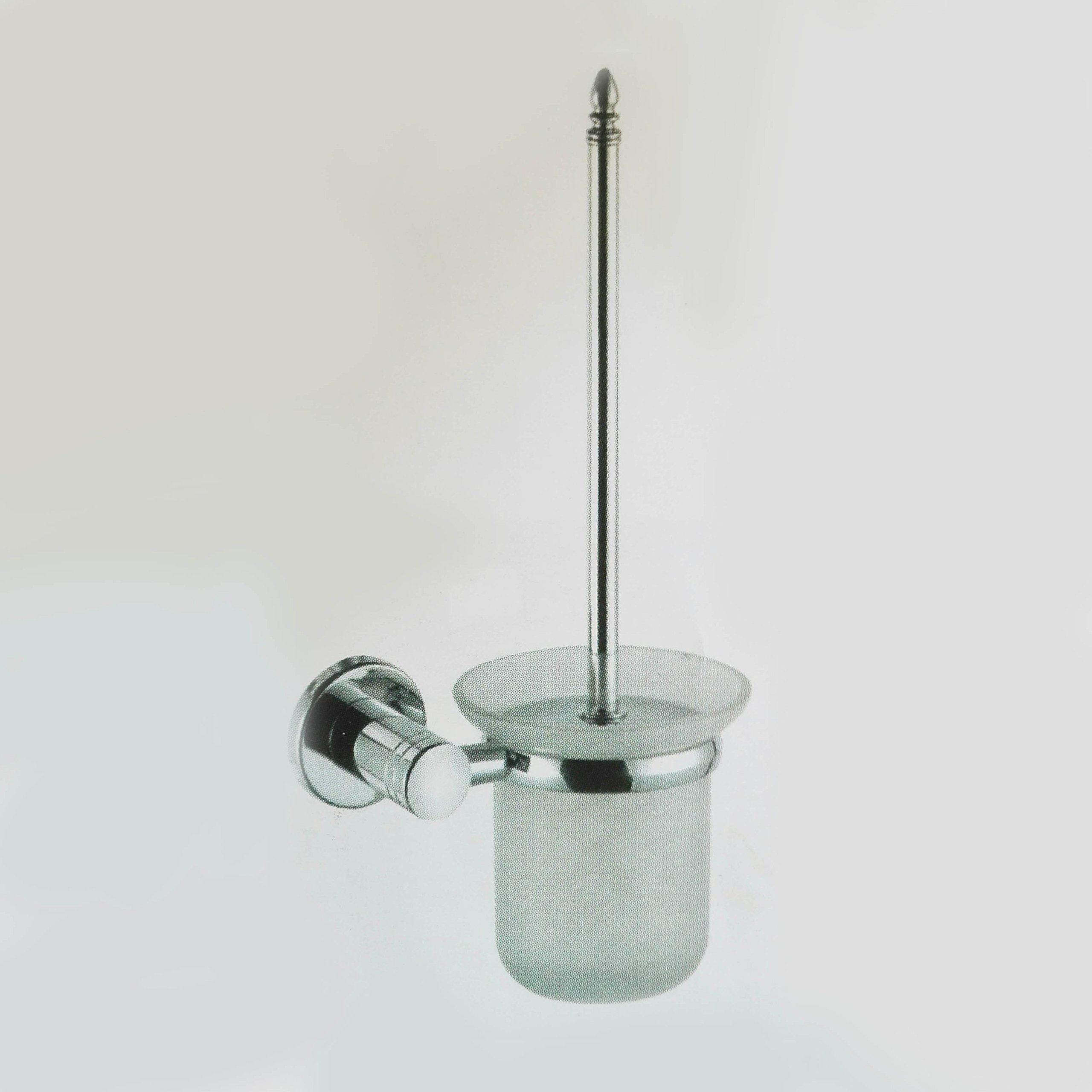 Brosse de salle de bain murale en laiton chromé WC suspendu chic