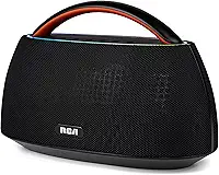 RCA RS-FR316 – Caixa de Som Bluetooth 5.3 Portátil 90W com Luz LED Ritmo Música, 3 Modos EQ, TWS Sem Fio, Grave Potente, Bateria 8h, USB-C, Caixa de Som para Festa e Casa