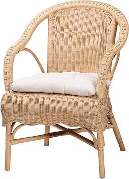 bali & pari Reinu Natural Rattan Dining Chair