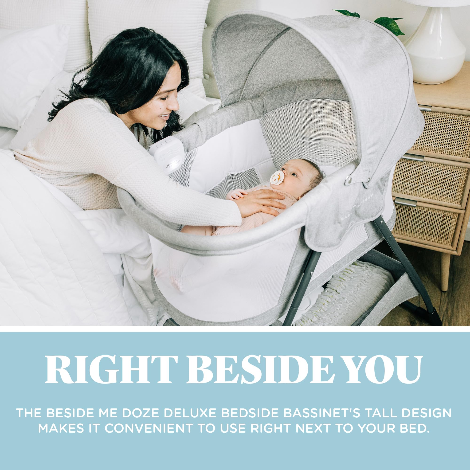 Amazon.com : Baby Delight Beside Me Doze Deluxe Baby Bassinet