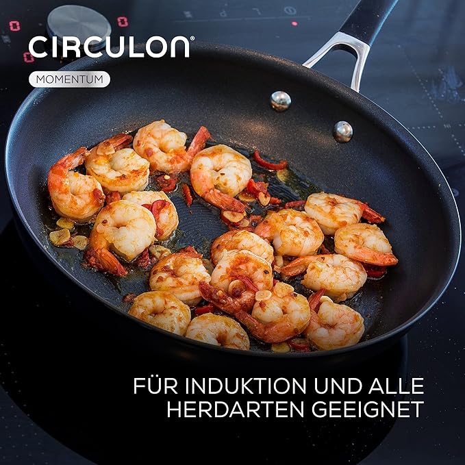 Wok Antiadherente Circulon Momentum 26cm Negro miniatura 4
