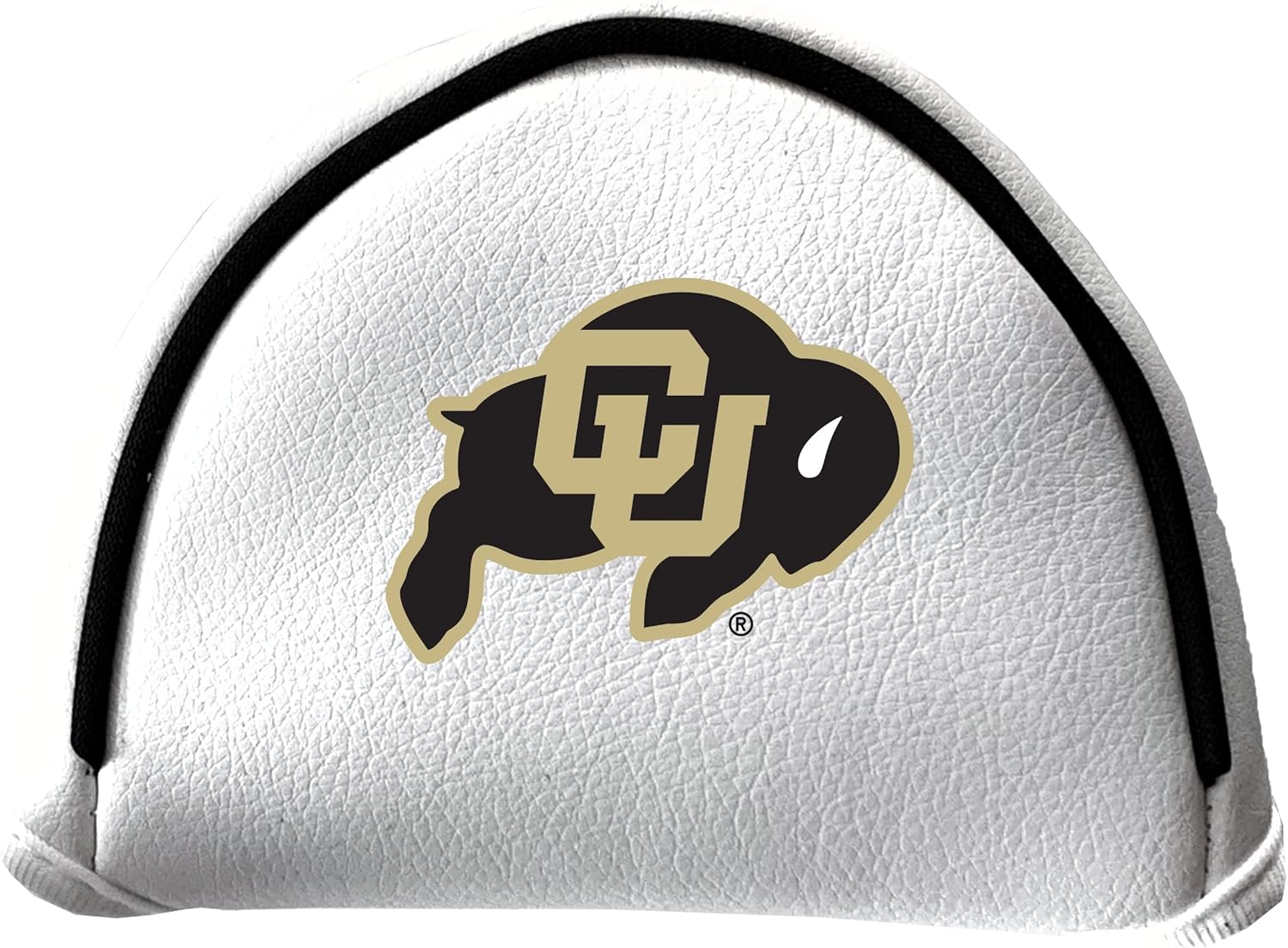 Team Golf NCAA Colorado Putter Cover - Mallet (White) - Printed Team Golf NCAA Putter Cover - Mallet White, Fits Most Mallet Putters, Easily Slips on and Secures with Velcro Closure