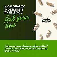 Vista 5 de Swanson Suplemento dietético de fibra de cáscara de psyllium 610 mg 300 cápsulas