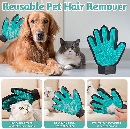 Miniatura 4 de Removedor de pelo de mascotas removedor de pelo de perro para sofá, alfombra de coche, herramienta de depilación de mascotas, removedor de pelo de