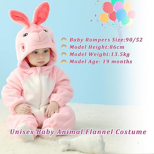 Miniatura 6 de TONWHAR - Mameluco con capucha, fantástico disfraz infantil de varios animales, como tigre o dinosaurio