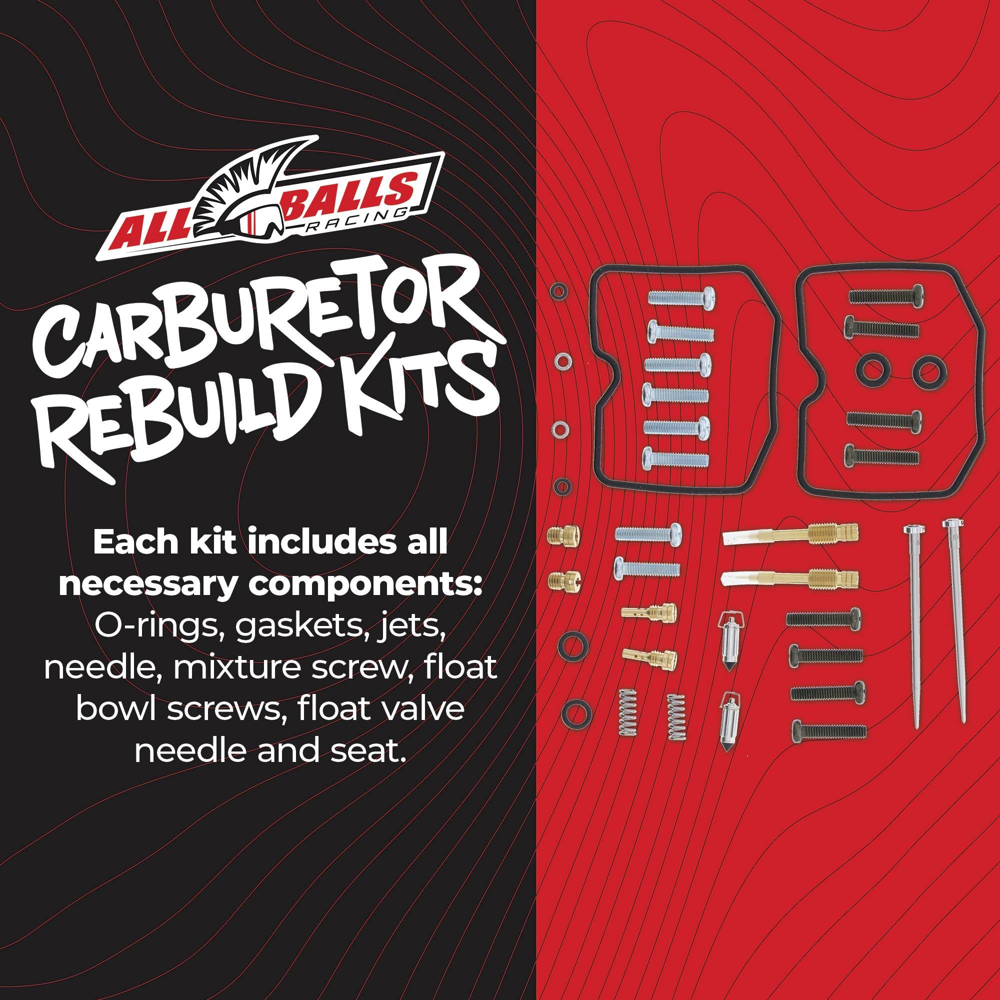 Amazon.com: All Balls Racing 26-1646 Carburetor Rebuild Kit