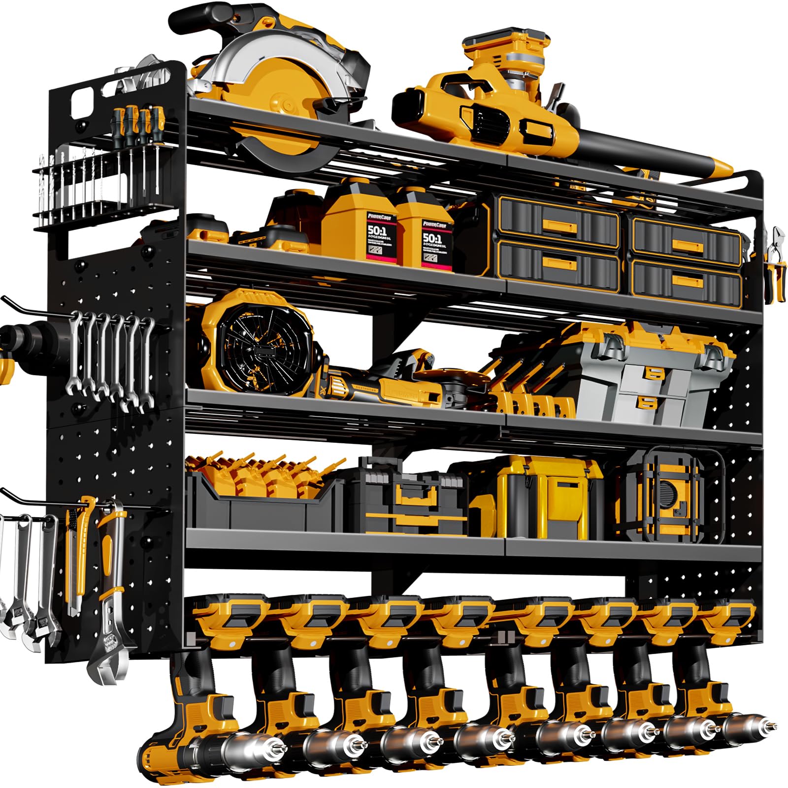 REGAL タイイングツール ブラック ブラス Amazon.com: Large 5-Tier Power Tool Organizer Wall Mount, 320lb