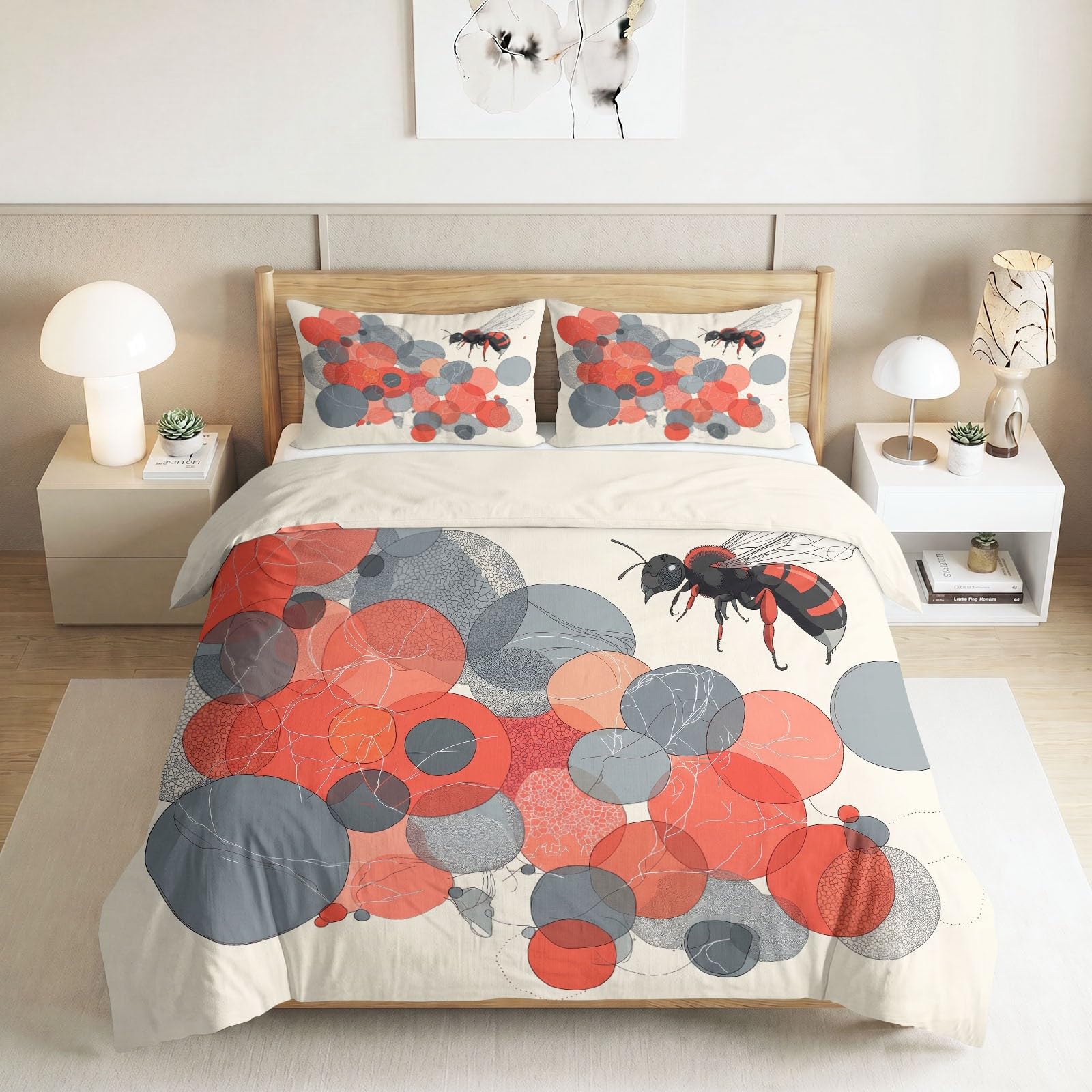 Housse de couette 240 x 220 cm idéale pour cocooner dans une chambre moderne et douce