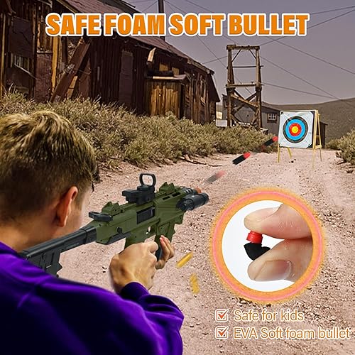 Miniatura 3 de Pistola de juguete de bala blanda Blaster Pistola de juguete de bala blanda Pistola de dardos de espuma Pistola de mano con proyectiles de espuma