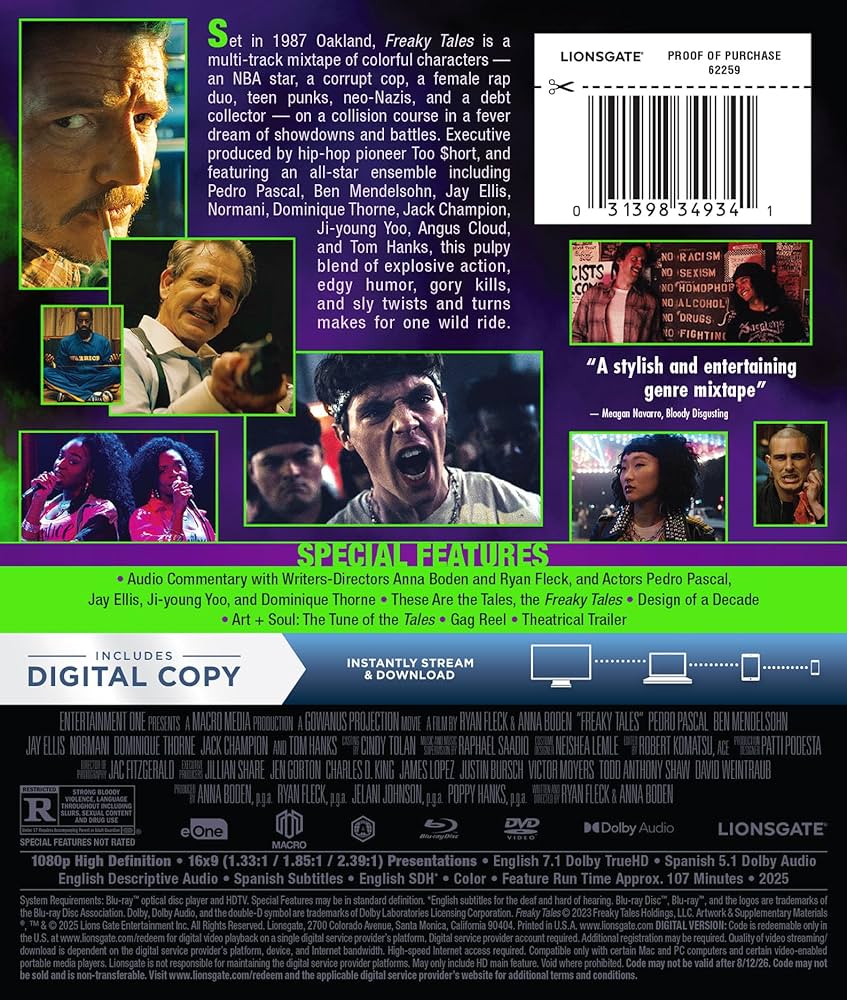 Amazon.com: Freaky Tales - BLURAY, Digital, 4K ULTRA HD : Ben