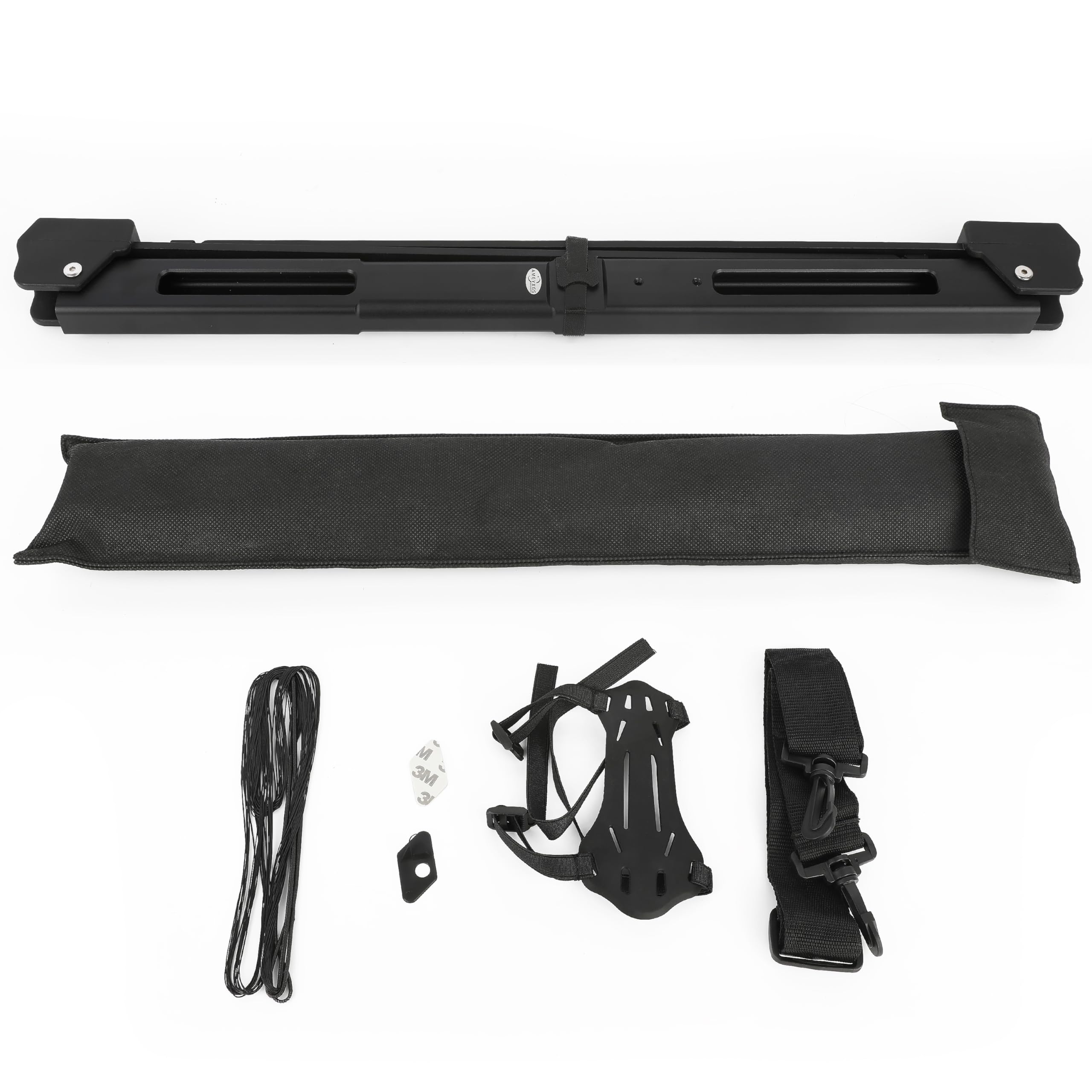 Arc Pliant 35lb Aluminium Arc Recurve Arc Droit Portable pour droitier et gaucher, Chasse, tir à la Cible, avec Sac d'arc