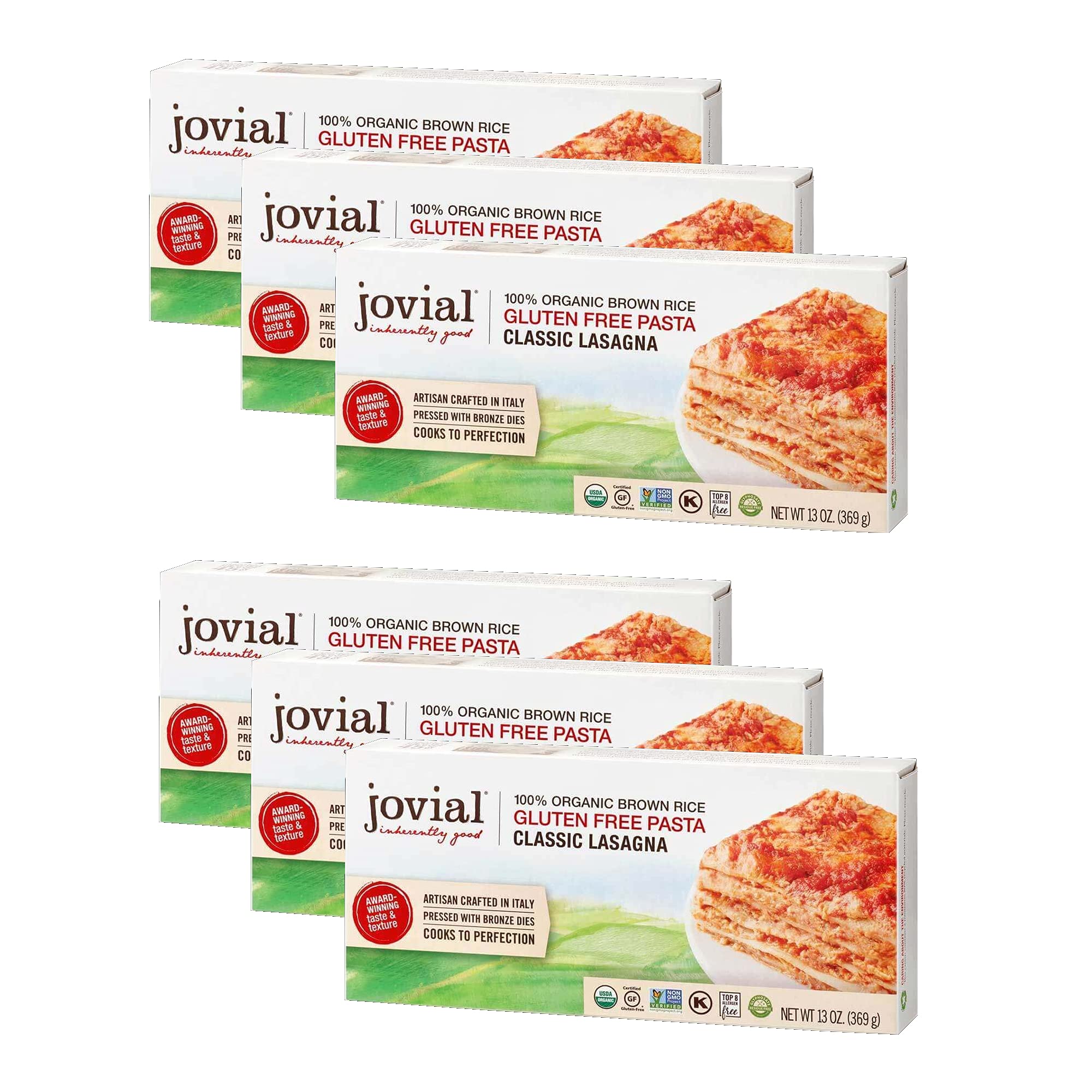 Buy Jovial Whole Grain Brown Rice Lasagna Pasta Pasta Lasagna