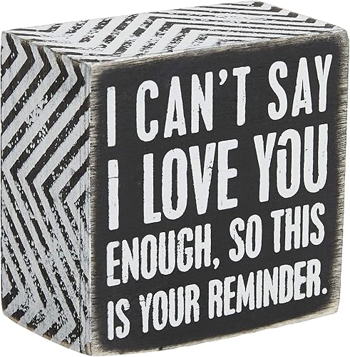 Primitives by Kathy - Cartel con diseño de lunares, 3 x 3 pulgadas, con frase en inglés Can't Imagine