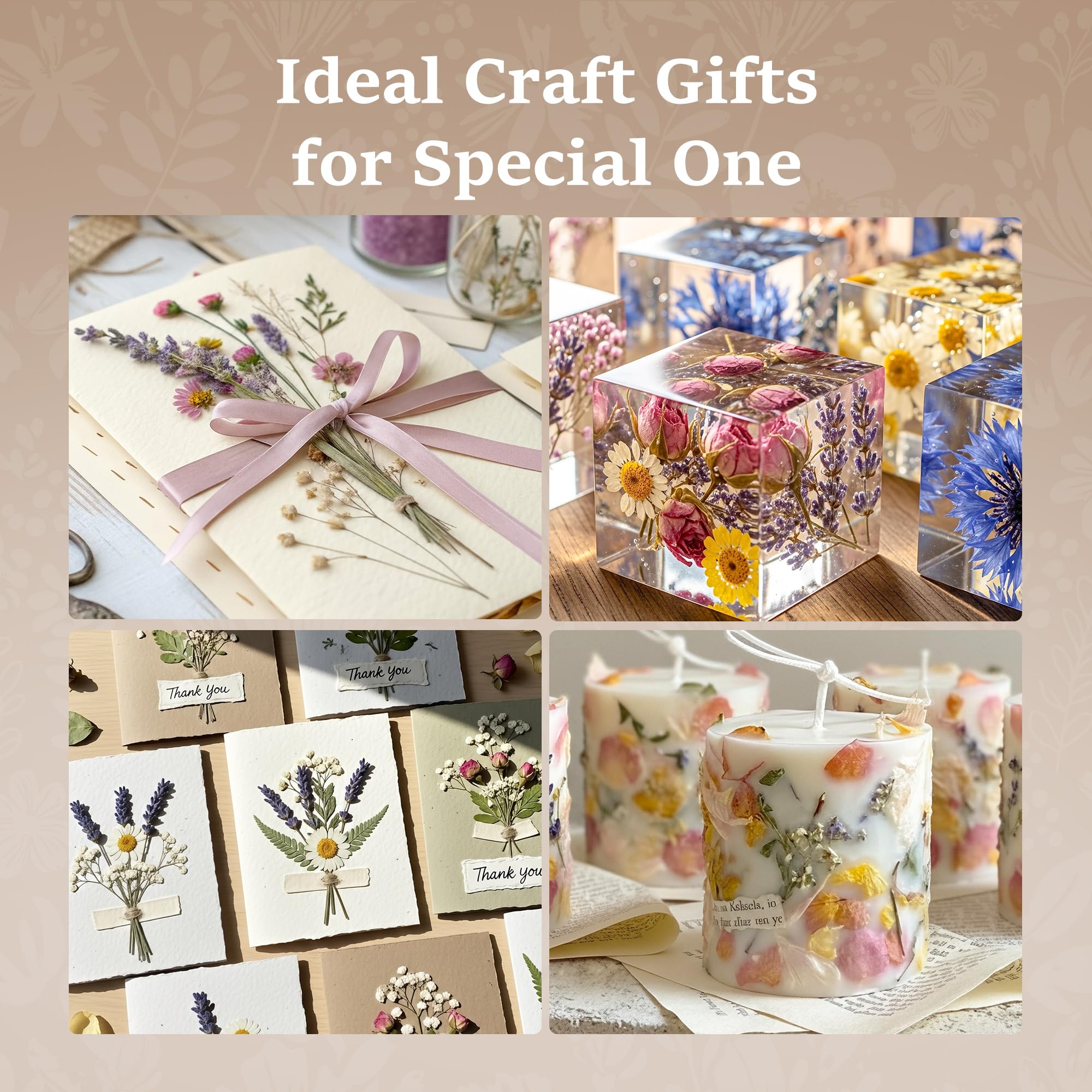 Aboofx Kit de prensa de flores para microondas, 23 x 23 cm, secado rápido con paño lavable para manualidades, bricolaje, conservación para marcapáginas, secado de flores de boda