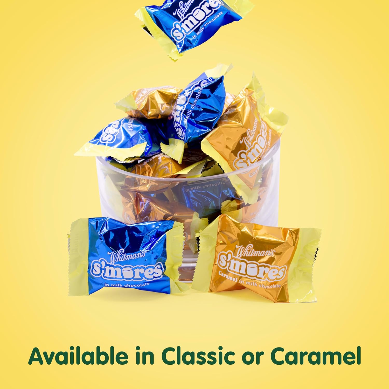 WHITMAN'S S'Mores Milk Chocolate Candy Classic Marshmallow, Bag 7.3 oz. (10 pieces) (Pack of 4)