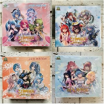 Goddess Story TCG Collection Cards, Goddess Story Set- Four Boxes of 720 Cards (NS-2M10-11-12-13)