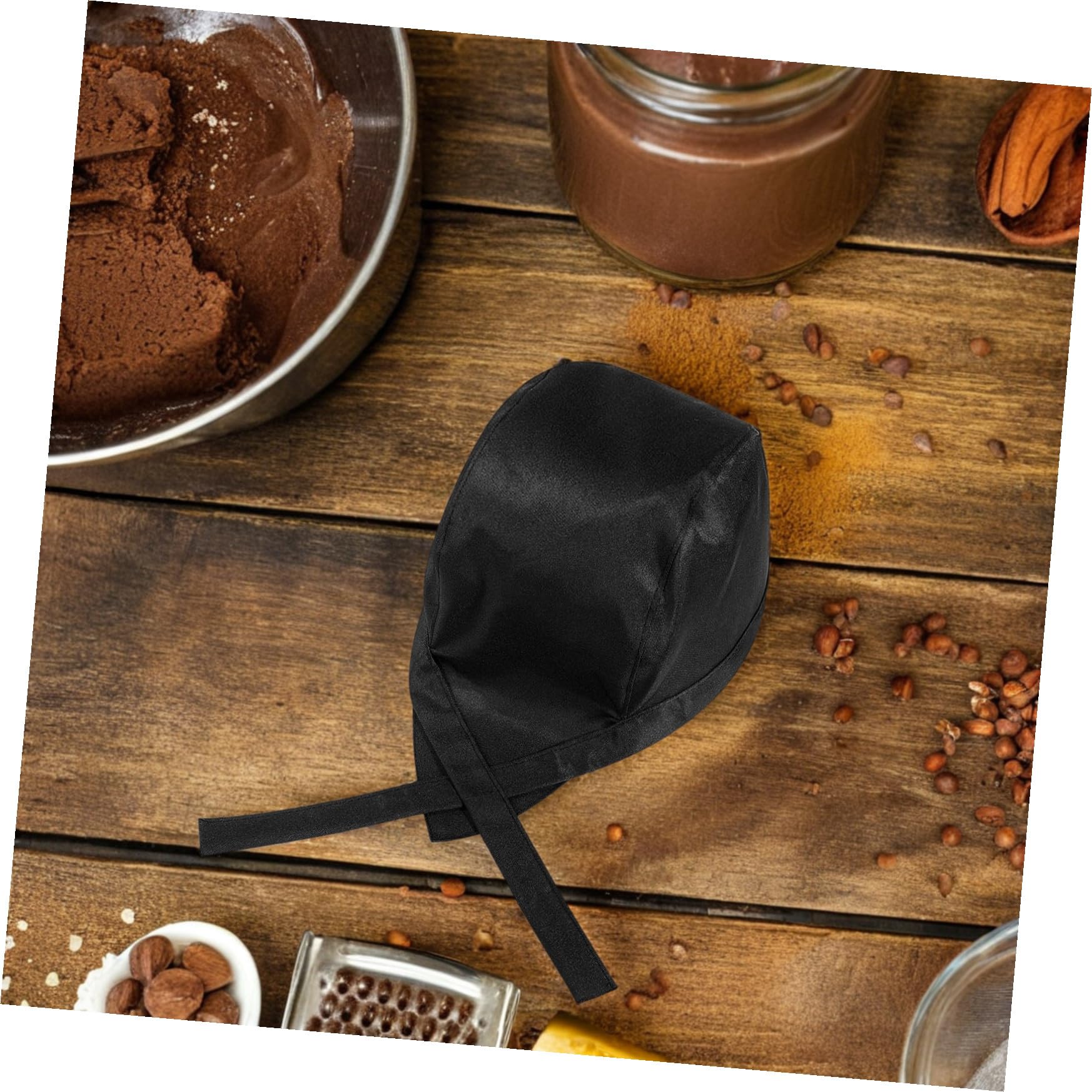 VALICLUD 36piezas Gorro De Cocina para Chef De Sombreros De Cocina Negros Uniforme De Barbacoa y Catering para Cocineros y Estudiantes
