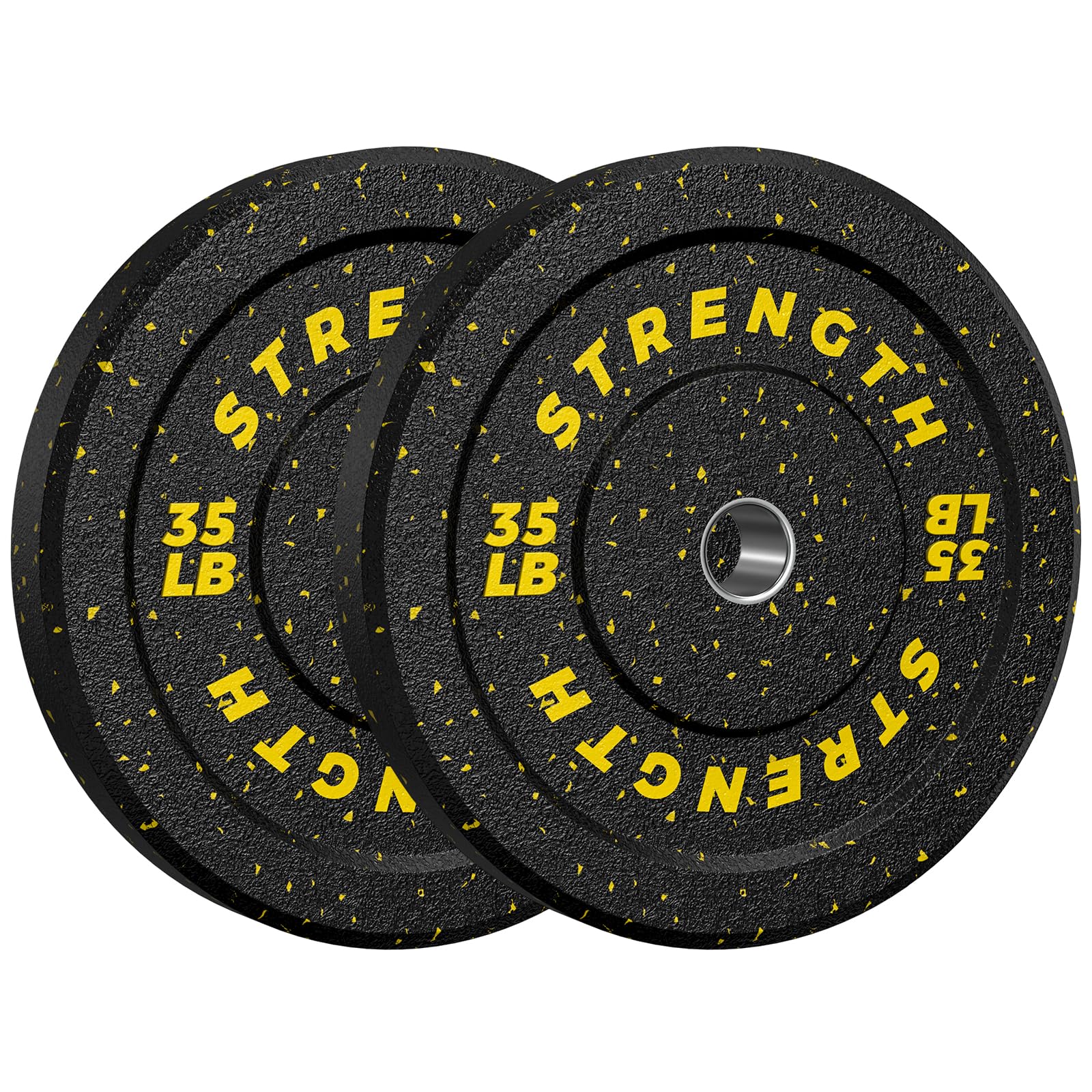 XDDIAS 2-Inch Bumper Plates for Home Gym Strength Training