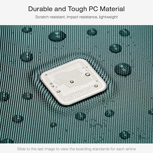 Miniatura 9 de Hanke Grace Maletas con ruedas con carcasa dura, equipaje de mano aprobado por aerolíneas, maleta de viaje de 20 pulgadas, equipaje ligero Tsa para