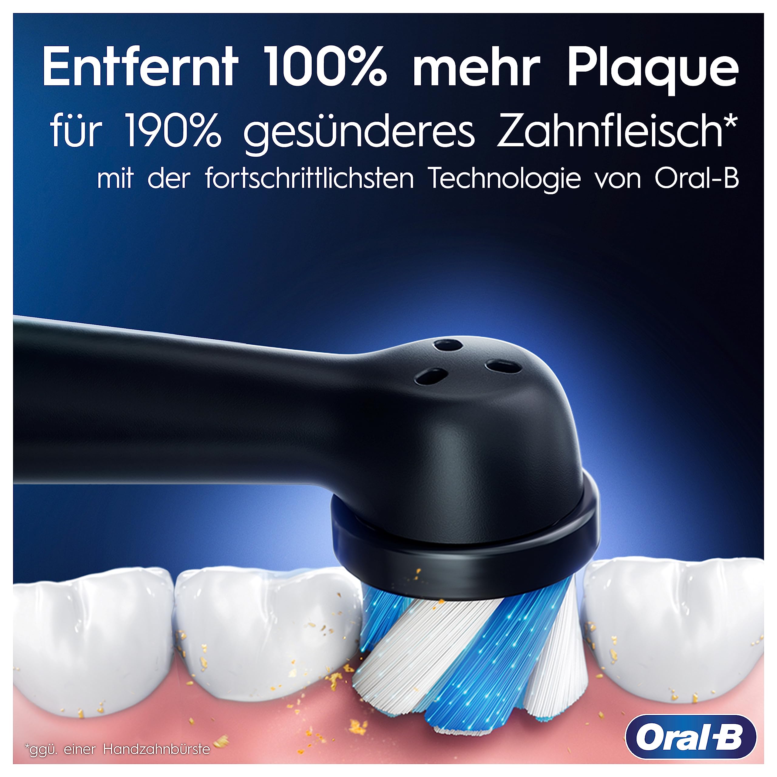 Oral-B iO Series 8 Elektrische Zahnbürste/Electric Toothbrush, 6 Putzmodi für Zahnpflege, Magnet-Technologie, Farbdisplay & Beauty-Tasche, Special Edition, Geschenk Mann/Frau, violet ametrine