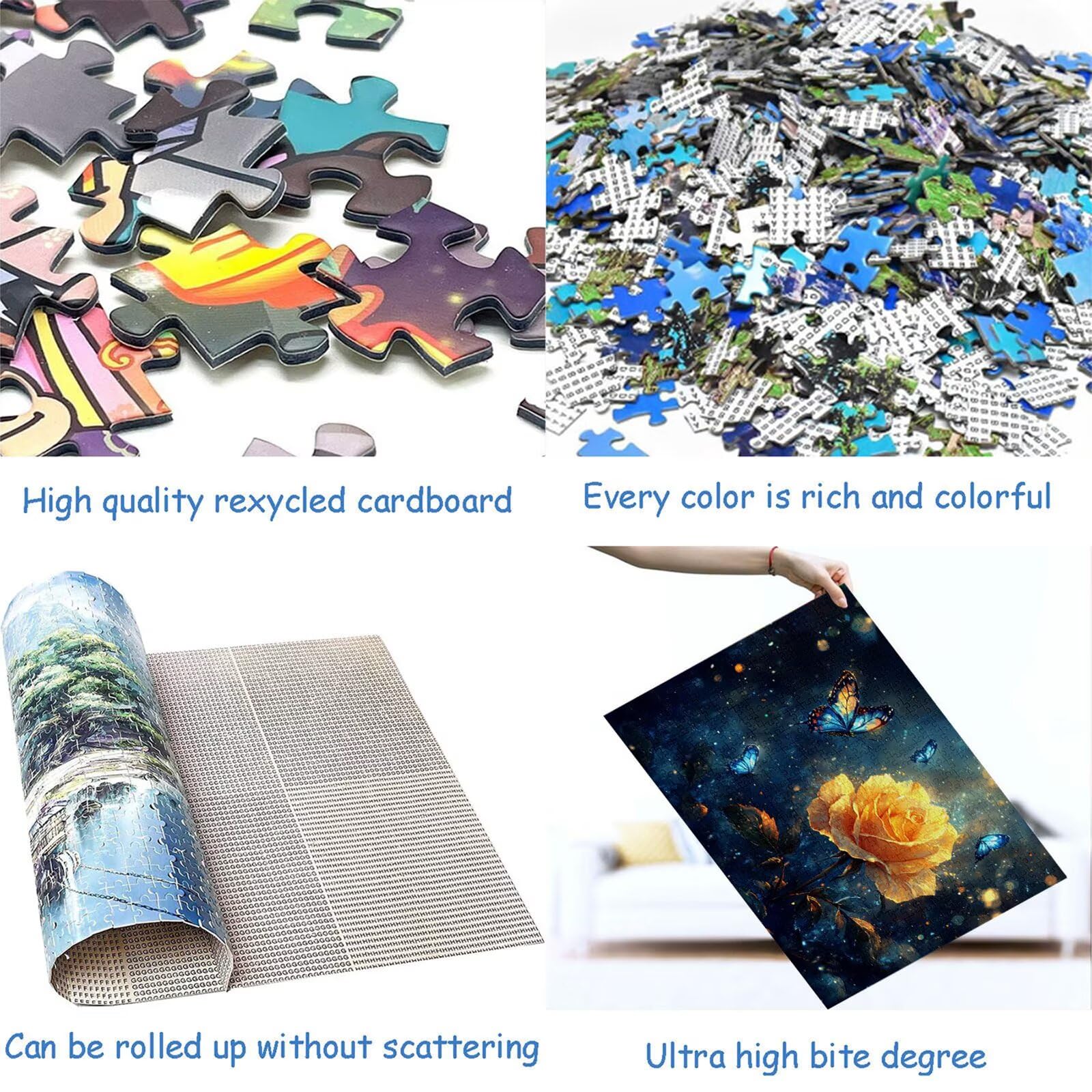 Puzzle 3000 elementów kwiaty puzzle dla dorosłych różowe 122 x 81 cm unikalne rzemiosło klasyczne 3D drewniana układanka do rodzinnych gier biznesowych, układanka do samodzielnego wykonania nawet do